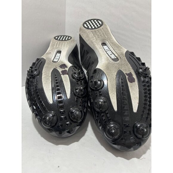 Nike Racing mens size 11.5 Zoom Maxcat 4 Track Shoes black/white - Picture 6 of 7